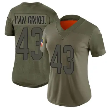 Nike Andrew Van Ginkel Women's Limited Miami Dolphins Camo 2019 Salute to Service Jersey