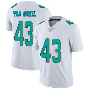 Nike Andrew Van Ginkel Youth Miami Dolphins White limited Vapor Untouchable Jersey