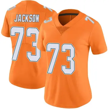 Nike Austin Jackson Women's Limited Miami Dolphins Orange Color Rush Jersey