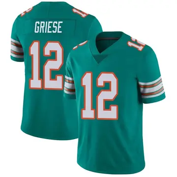 Nike Bob Griese Youth Limited Miami Dolphins Aqua Alternate Vapor Untouchable Jersey
