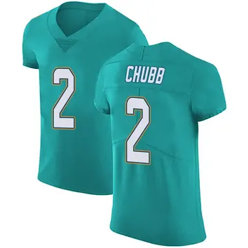 Nike Bradley Chubb Men's Elite Miami Dolphins Green Aqua Team Color Vapor Untouchable Jersey