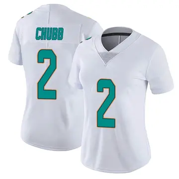 Nike Bradley Chubb Women's Miami Dolphins White limited Vapor Untouchable Jersey