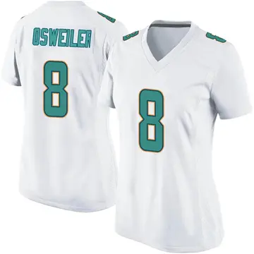 Nike Brock Osweiler Women's Game Miami Dolphins White Jersey