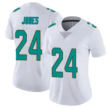 Nike Byron Jones Women's Miami Dolphins White limited Vapor Untouchable Jersey