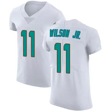 Nike Cedrick Wilson Jr. Men's Elite Miami Dolphins White Vapor Untouchable Jersey