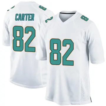 Nike Cethan Carter Youth Game Miami Dolphins White Jersey