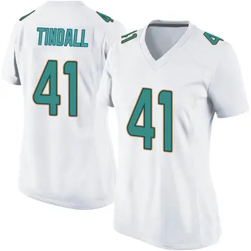 Nike Channing Tindall Women's Game Miami Dolphins White Jersey