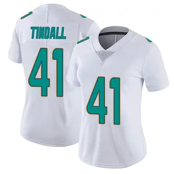 Nike Channing Tindall Women's Miami Dolphins White limited Vapor Untouchable Jersey
