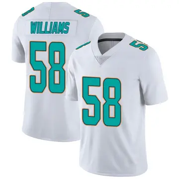 Nike Connor Williams Youth Miami Dolphins White limited Vapor Untouchable Jersey