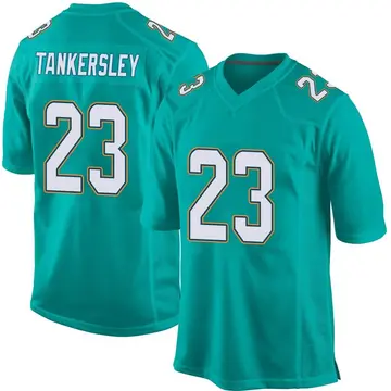 Nike Cordrea Tankersley Youth Game Miami Dolphins Aqua Team Color Jersey