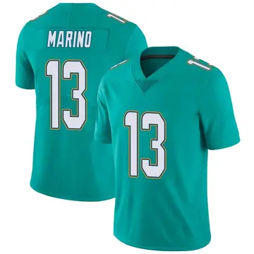 Nike Dan Marino Youth Limited Miami Dolphins Aqua Team Color Vapor Untouchable Jersey