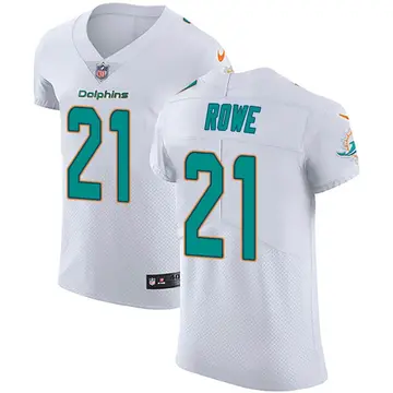 Nike Eric Rowe Men's Elite Miami Dolphins White Vapor Untouchable Jersey