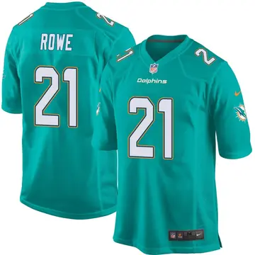 Nike Eric Rowe Youth Game Miami Dolphins Aqua Team Color Jersey