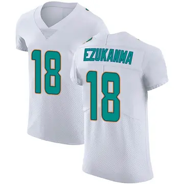 Nike Erik Ezukanma Men's Elite Miami Dolphins White Vapor Untouchable Jersey