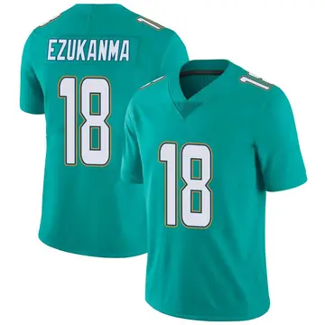 Nike Erik Ezukanma Men's Limited Miami Dolphins Aqua Team Color Vapor Untouchable Jersey