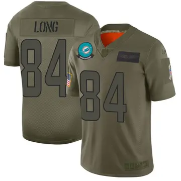 Nike Hunter Long Men's Limited Miami Dolphins Camo 2019 Salute to Service Jersey