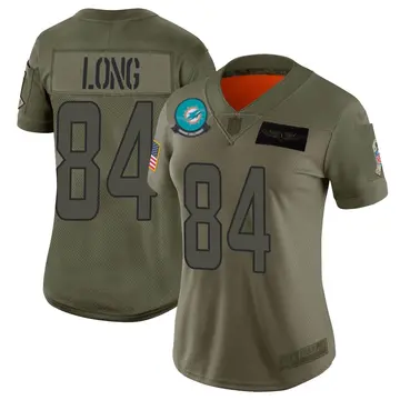 Nike Hunter Long Women's Limited Miami Dolphins Camo 2019 Salute to Service Jersey