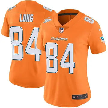 Nike Hunter Long Women's Limited Miami Dolphins Orange Color Rush Jersey