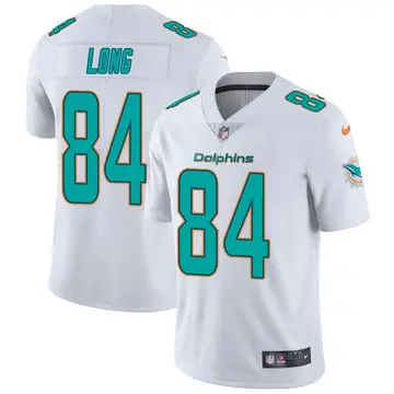 Nike Hunter Long Youth Miami Dolphins White limited Vapor Untouchable Jersey
