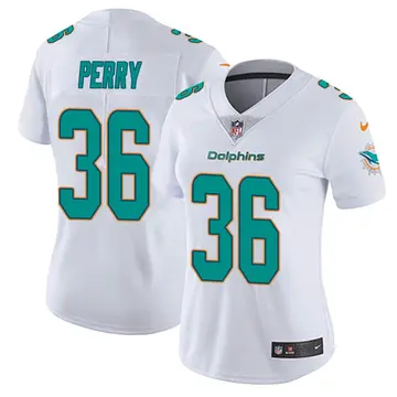 Nike Jamal Perry Women's Miami Dolphins White limited Vapor Untouchable Jersey