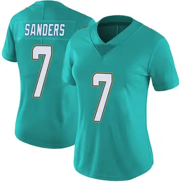 Nike Jason Sanders Women's Limited Miami Dolphins Aqua Team Color Vapor Untouchable Jersey
