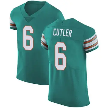 Nike Jay Cutler Men's Elite Miami Dolphins Green Aqua Alternate Vapor Untouchable Jersey