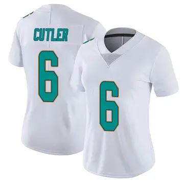 Nike Jay Cutler Women's Miami Dolphins White limited Vapor Untouchable Jersey