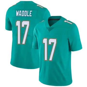 Nike Jaylen Waddle Men's Limited Miami Dolphins Aqua Team Color Vapor Untouchable Jersey