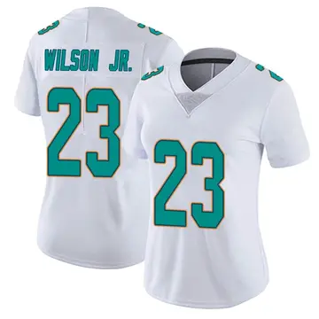 Nike Jeff Wilson Jr. Women's Miami Dolphins White limited Vapor Untouchable Jersey