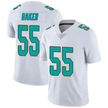 Nike Jerome Baker Youth Miami Dolphins White limited Vapor Untouchable Jersey