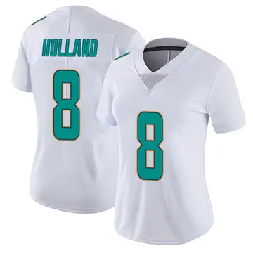 Nike Jevon Holland Women's Miami Dolphins White limited Vapor Untouchable Jersey