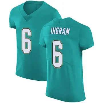 Nike Melvin Ingram Men's Elite Miami Dolphins Green Aqua Team Color Vapor Untouchable Jersey