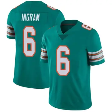 Nike Melvin Ingram Men's Limited Miami Dolphins Aqua Alternate Vapor Untouchable Jersey