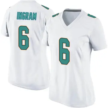 Nike Melvin Ingram Women's Game Miami Dolphins White Jersey