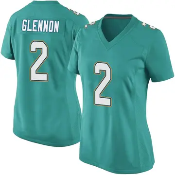 Nike Mike Glennon Women's Game Miami Dolphins Aqua Team Color Jersey
