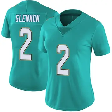 Nike Mike Glennon Women's Limited Miami Dolphins Aqua Team Color Vapor Untouchable Jersey