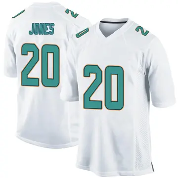 Nike Reshad Jones Youth Game Miami Dolphins White Jersey