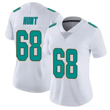Nike Robert Hunt Women's Miami Dolphins White limited Vapor Untouchable Jersey