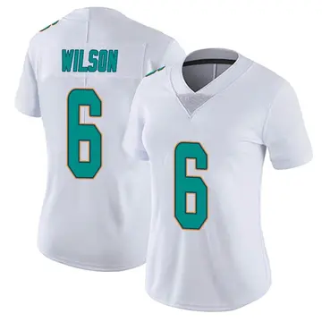Nike Stone Wilson Women's Miami Dolphins White limited Vapor Untouchable Jersey