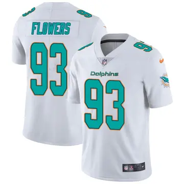 Nike Trey Flowers Youth Miami Dolphins White limited Vapor Untouchable Jersey
