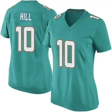 Nike Tyreek Hill Women's Game Miami Dolphins Aqua Team Color Jersey