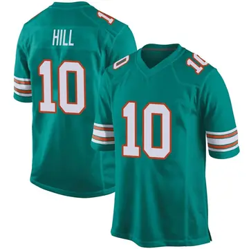 Nike Tyreek Hill Youth Game Miami Dolphins Aqua Alternate Jersey