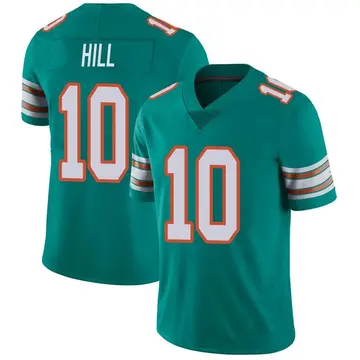 Nike Tyreek Hill Youth Limited Miami Dolphins Aqua Alternate Vapor Untouchable Jersey